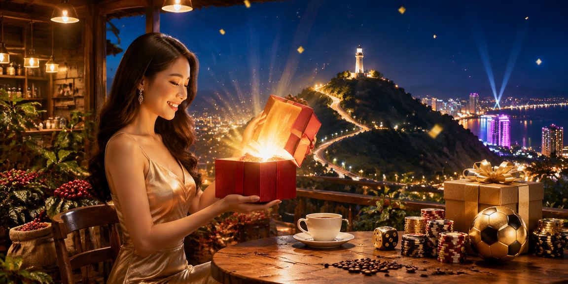 Không gian cà phê Vũng Tàu gợi cảm giác giải trí casino hiện đại